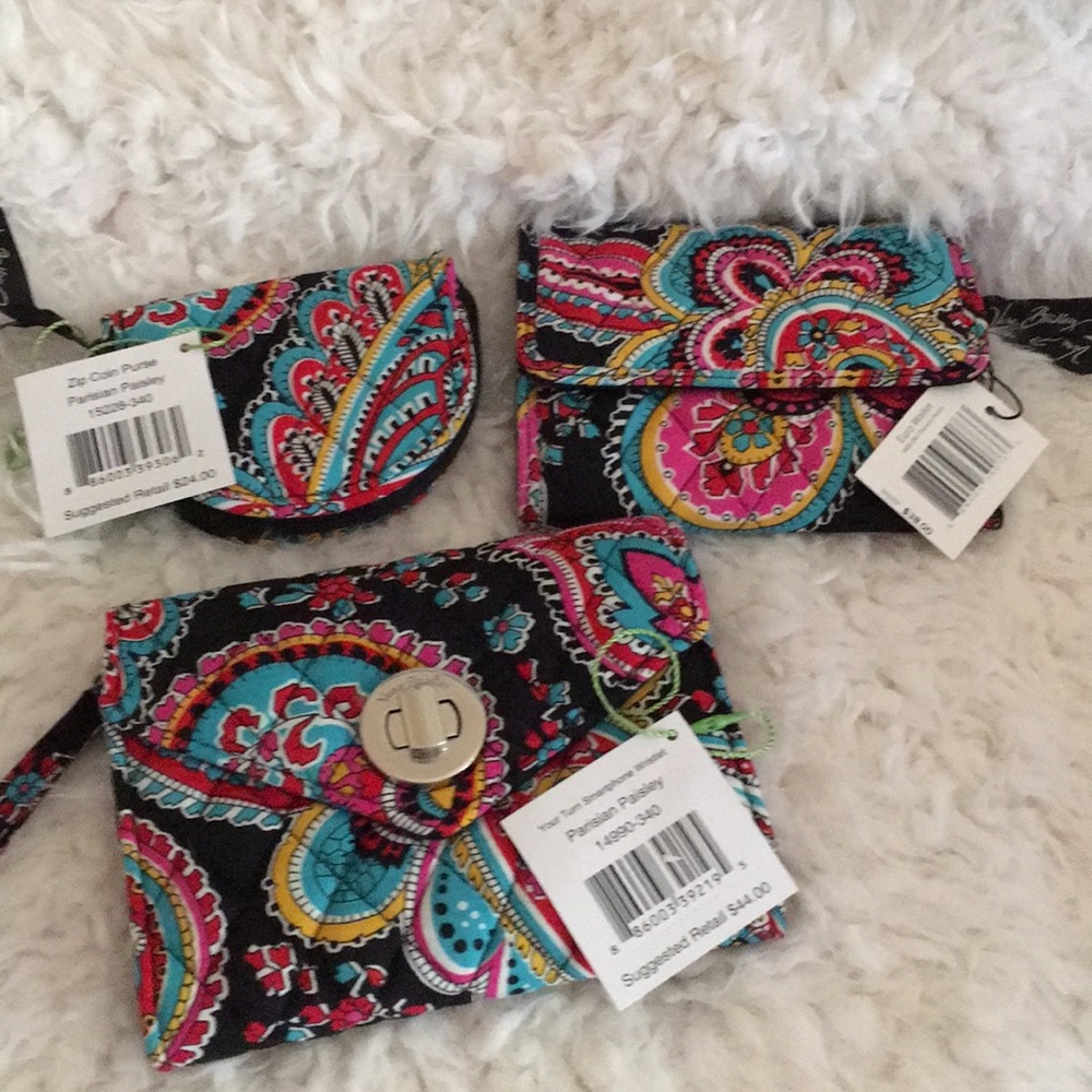 Vera Bradley 3 Piece Parisian Paisley